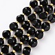 Brins de perles d'onyx noir naturel G-A030-B22-10mm-1
