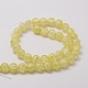 Perles rondes en verre craquelé brins X-CCG-E001-12mm-07-2