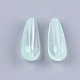 Transparent Spray Painted Glass Beads GLAA-S183-23D-2
