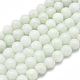 Natural Myanmar Jade/Burmese Jade Beads Strands G-D0001-09-6mm-1