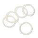 Acrylic Imitation Pearl Linking Rings BJEW-D056-01-1