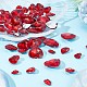 Fingerinspire 78 pz strass a punta posteriore 6 misure strass in vetro gemme rosse a forma di cuore gioielli di cristallo abbellimenti con vetro posteriore placcato argento diamante pietra sfaccettata per gioielli artigianali costume RGLA-FG0001-14-5