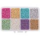 Pandahall Elite 26400pcs 13/0 Grade A Dyed Glass Round Seed Beads for Jewelry Making SEED-PH0011-07-1