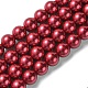 Brins de perles de verre écologiques HY-A008-14mm-RB084-1