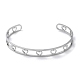 304 Stainless Steel Open Cuff Bangles BJEW-P307-05P-2