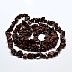 Chip Natural Mahogany Obsidian Beads Strands G-N0134-25-3