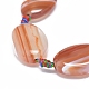 Agate à bandes naturelles / brins de perles d'agate à rayures G-L544-008-2