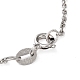 Изготовление ожерелья-цепочки из серебра 925 пробы с родиевым покрытием STER-B001-05P-3