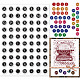 GLOBLELAND Typewriter Alphabet Clear Stamps English Letter Number Silicone Clear Stamp Seals for DIY Scrapbooking Journals Decorative Cards Making Photo Album DIY-WH0167-57-0488-1