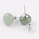 Natural & Synthetic Mixed Stone Stud Earrings G-F267-09-3