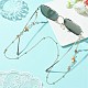 Ensemble de chaînes de lunettes en perles de champignons AJEW-TA00020-3
