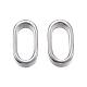 201 Stainless Steel Slider Charms STAS-F040-14-P-1