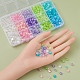 800Pcs 3 Style 5 Colors Transparent Acrylic Beads TACR-YW0001-45-8