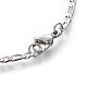 Bracelets de chaîne figaro en 304 acier inoxydable BJEW-E369-05P-2