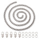 Kit de fabrication de collier de bracelet de chaîne de bricolage yilisi DIY-YS0001-71-1