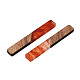 Grandes colgantes de resina opaca y madera de nogal RESI-TAC0017-04A-2