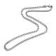 304 Stainless Steel Wheat Chain Necklaces NJEW-L160-005B-P-2