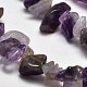 Chip Natural Amethyst Beads Strands G-N0134-19-2