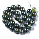 Chapelets de perles d'agate naturelle G-Q998-013C-2