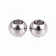 202 Stainless Steel Stopper Beads STAS-I100-16P-1