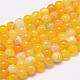 Chapelets de perles en agate rayée naturelle/agate à bandes G-K155-A-4mm-06-1