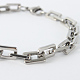 Rectangle 201 bracelets de la chaîne en acier inoxydable X-BJEW-N240-06P-2