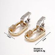 Блестящие и элегантные женские серьги-кольца IQ8570-4