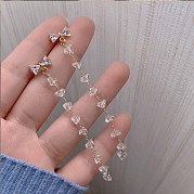 Серьги с кисточками из искусственного жемчуга RQ6220-8