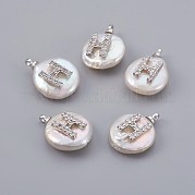 Подвески из натурального пресноводного жемчуга PEAR-F008-30P-H