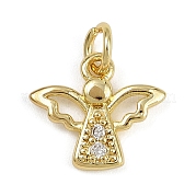 Латунные микро проложить кубического циркония подвески KK-Z123-24G-03