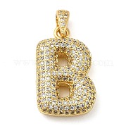 Латунные микро проложить кубического циркония подвески KK-E061-03G-02