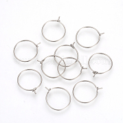 Серьги-кольца из нержавеющей стали 304 STAS-R071-41