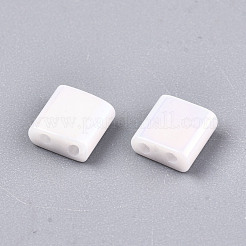 Perles de rocaille en verre fgb 2 trou&nbsp;SEED-S031-L-ST401