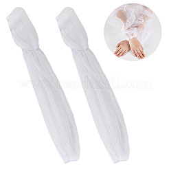 Съемные рукава-фонарики из органзы AJEW-WH0270-359A