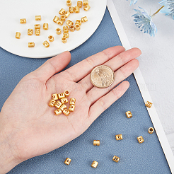 52 шт. 26-х стильные бусины из сплава с буквами&nbsp;FIND-OC0001-08G