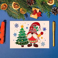 Самоклеящийся трафарет для шелкографии DIY-WH0337-017