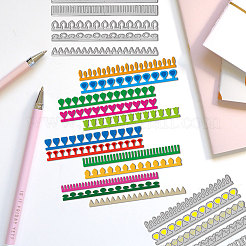 Углеродистая сталь разрезает трафареты DIY-WH0309-1887