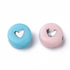 Непрозрачные акриловые бусины PACR-N006-50-B02