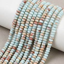 Synthetische Aqua Terra Jaspis Perlen Stränge&nbsp;G-S366-102A