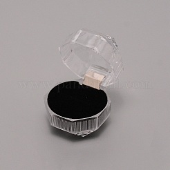 Прозрачные пластиковые кольца&nbsp;LS-OBOX-WH0014-01A