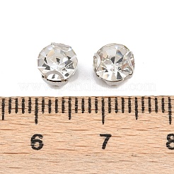 Плоские круглые пришивные бусины-монти со стразами STAS-B107-01C-01P