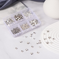 300 шт. 6 стиля бусины из сплава в тибетском стиле&nbsp;TIBE-YW0001-24