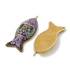 Pendentifs artisanaux en pâte polymère d'Indonésie&nbsp;PY-CBAAA14-01C