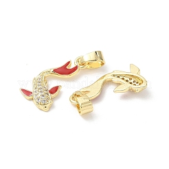 Латунные микро проложить кубического циркония подвески&nbsp;KK-C104-04B-G