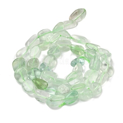 Естественный зеленый флюорит бисер нитей G-D339-A01