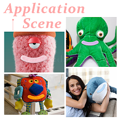 36шт. 6 цвета бархатная кукольная губа&nbsp;FIND-FH0016-47B