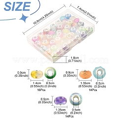 УФ-покрытие смола европейские бусины RESI-FS0002-01