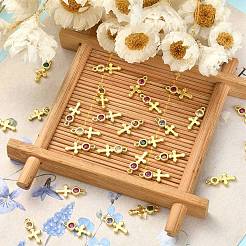 30шт латунные подвески с микропаве и кубическим цирконием ZIRC-CJ0001-20