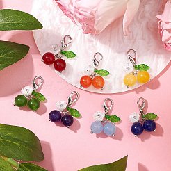 Чакра натуральный малайзийский нефрит HJEW-JM02846