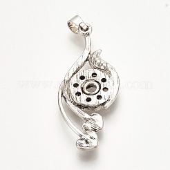 Изготовление кулонов из сплава со стразами ALRI-Q233-22